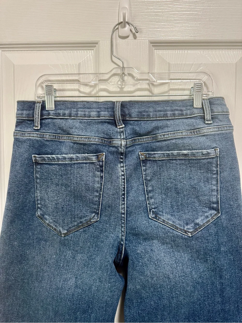 Kensie Jeans The Kaya High-Rise Wide-Leg Ankle Jeans - Picture 4 of 7